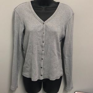 COPY - Gap grey L stretch cardigan